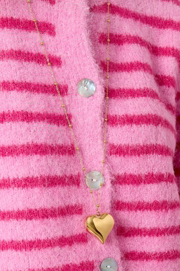 Stainless Steel Long Necklaces Heart Casual Daily Simple Series Women's jewelry h5Picture3